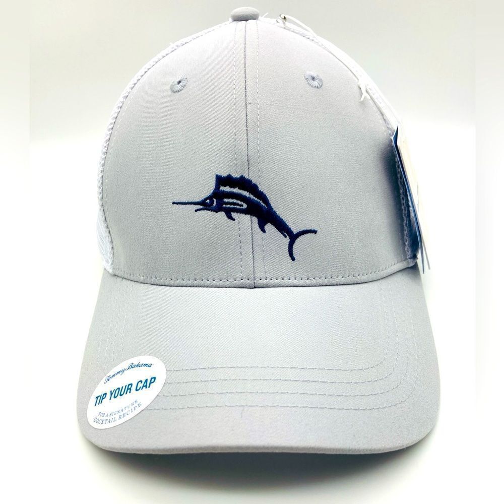 NWT Tommy Bahama Embroidered Marlin Logo Hat
